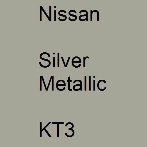 Nissan, Silver Metallic, KT3.